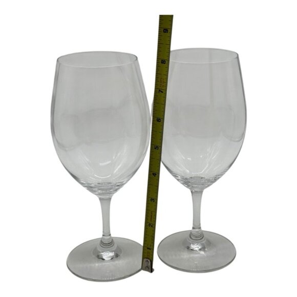 Riedel Wine Glasses Set of 2 Crystal Clear Elegant‎ Stemware Barware 8" - Picture 4 of 4